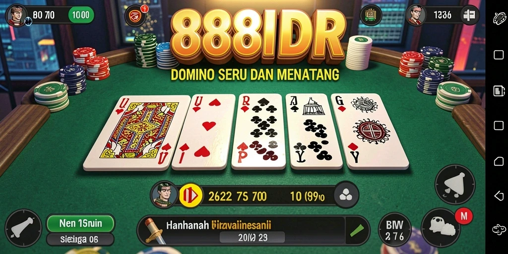 Tampilan gameplay seru dalam 888IDR dengan teman-teman.