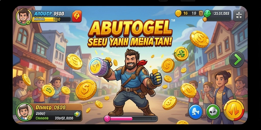 Tangkapan layar gameplay ABUTOGEL yang menegangkan dan menyenangkan.