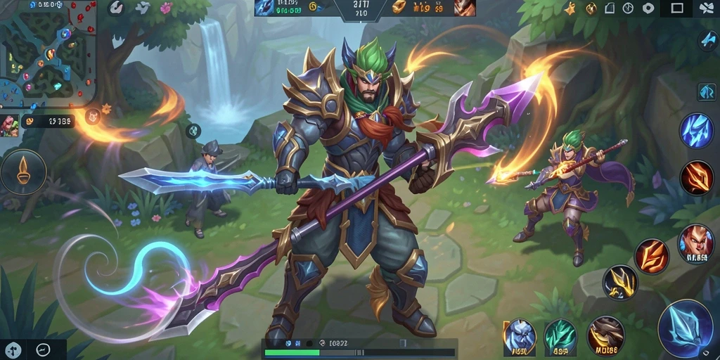 Tangkapan layar permainan MLBB8 menampilkan aksi seru dalam gameplay Arcade.