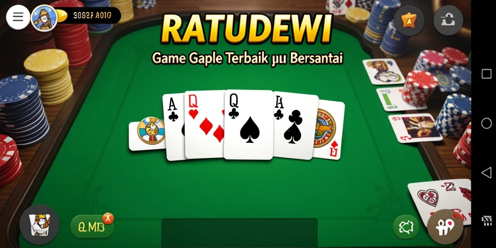 Gameplay seru RATUDEWI dalam pertandingan Gaple.