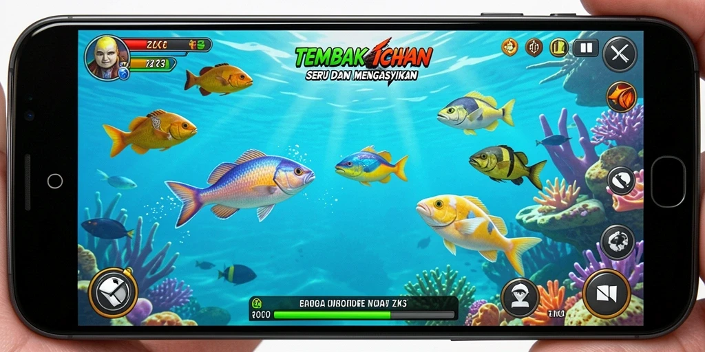 Gameplay seru Tembak Ikan di ZK3.